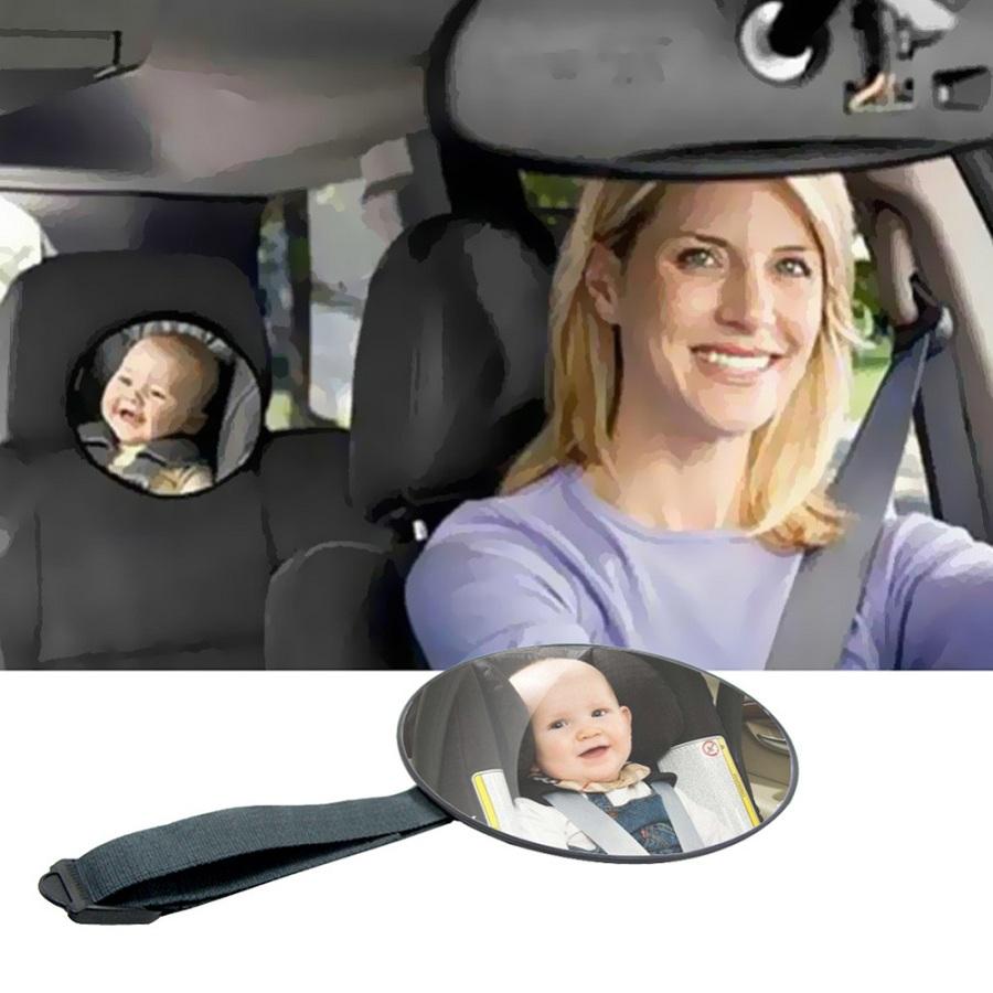  Espejo de auto para bebé, espejo de asiento de auto